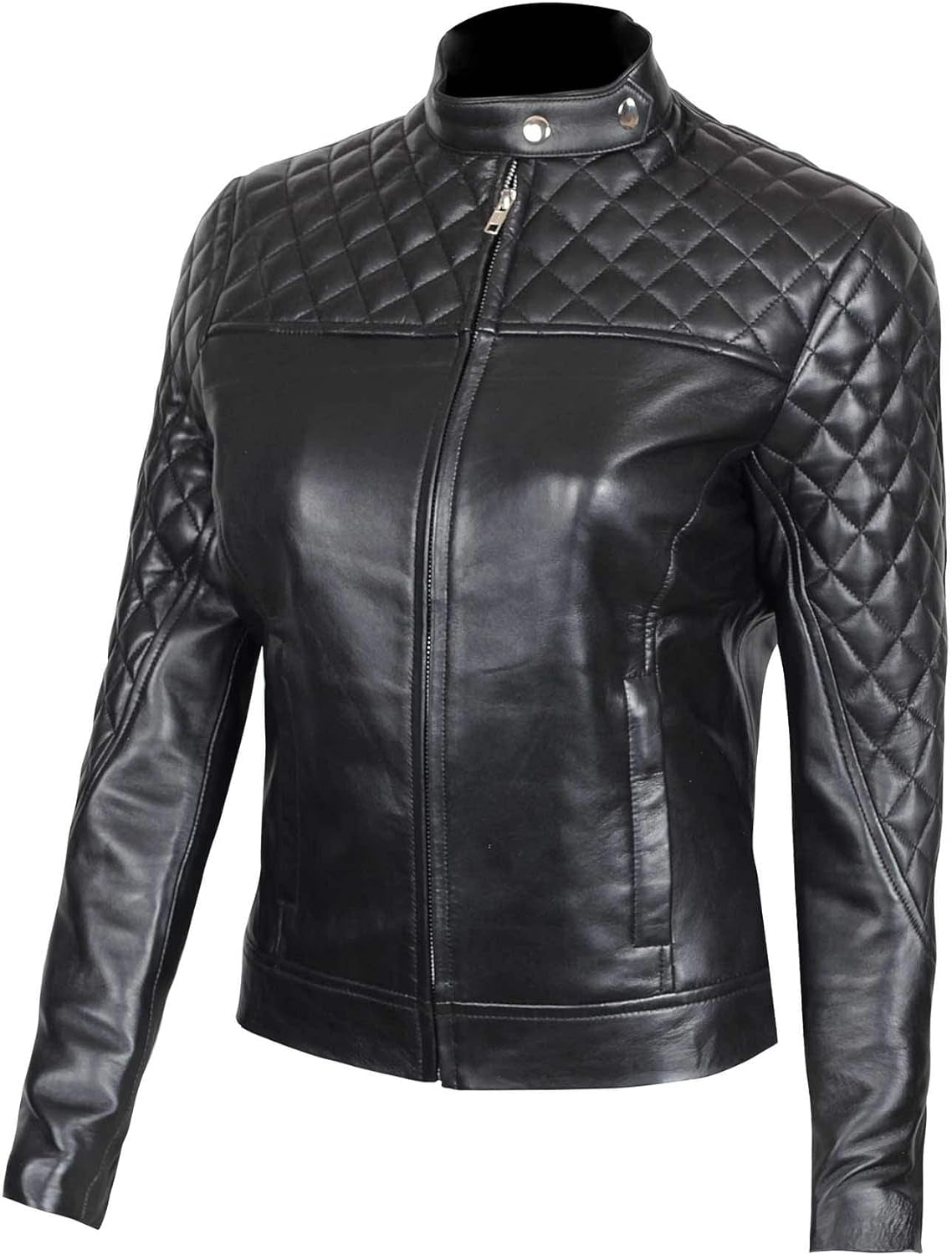 Women Leather Jacket - Real Lambskin Leather Jackets for Women