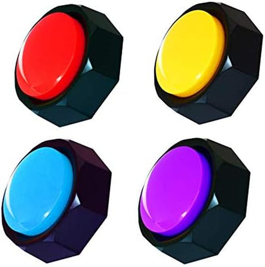 Set of 4 Dog Buttons,Including 2 Mats, Training Guide and Pre-Installed Battery. Dog Voice Training Buzzer ,Recordable Button ,Train Your Dog to Make the Sound They Want (Battery Included)