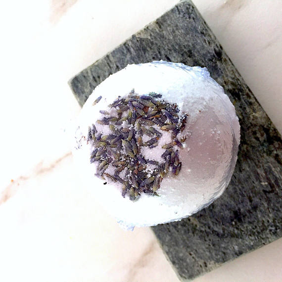 Calm Bomb Organic Bath Bomb – All-Natural Aromatherapy Bath Soak