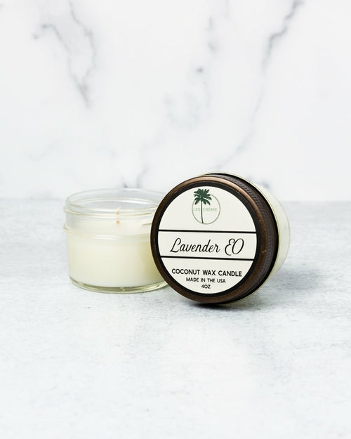Les Crème Lavender Coconut Wax Candle – Aromatherapy Candle