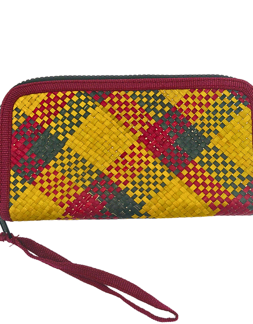 Load image into Gallery viewer, Handwoven Buri Wallet Purse | Eco-Friendly Straw Clutch
