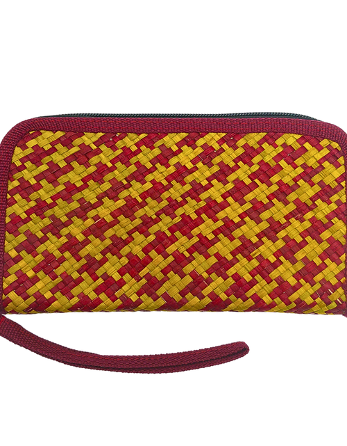 Load image into Gallery viewer, Handwoven Buri Wallet Purse | Eco-Friendly Straw Clutch
