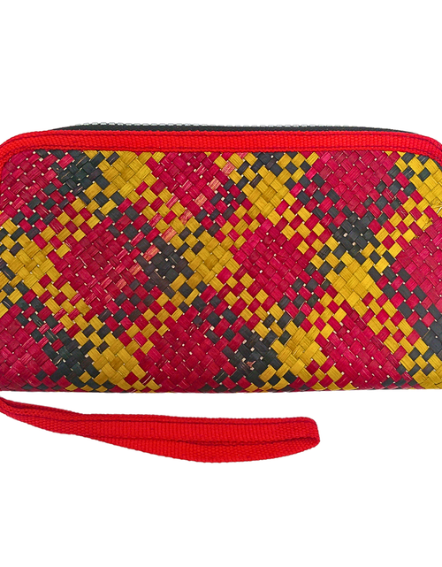 Load image into Gallery viewer, Handwoven Buri Wallet Purse | Eco-Friendly Straw Clutch
