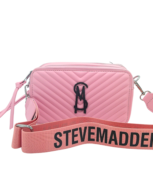 Load image into Gallery viewer, Stylish Quilted Crossbody Bag with Adjustable Steve Madden Inspired Strap
