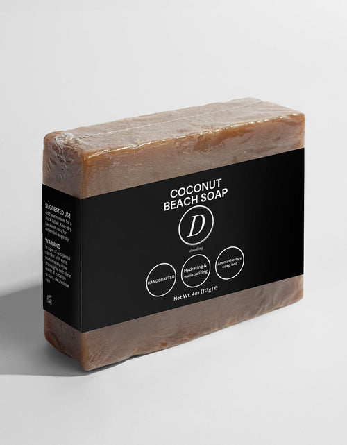 Load image into Gallery viewer, Coconut Beach Soap Bar | Natural &amp; Moisturizing Aromatherapy Soap
