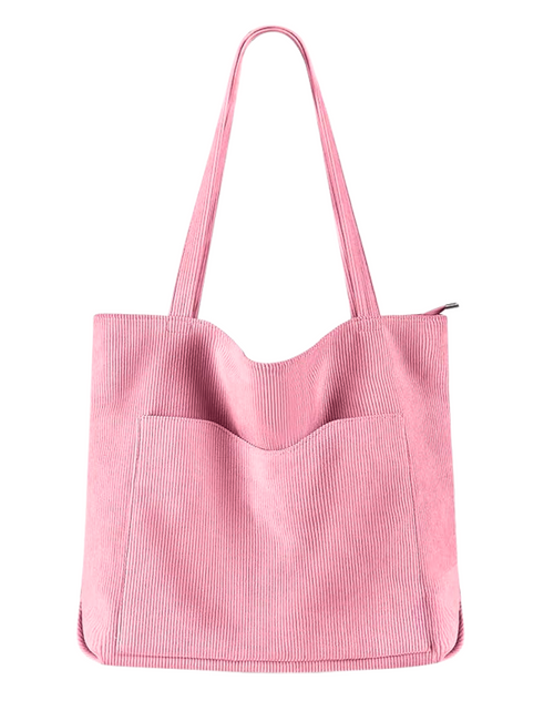 Load image into Gallery viewer, Stylish Corduroy Tote Bag - Perfect for Everyday Use
