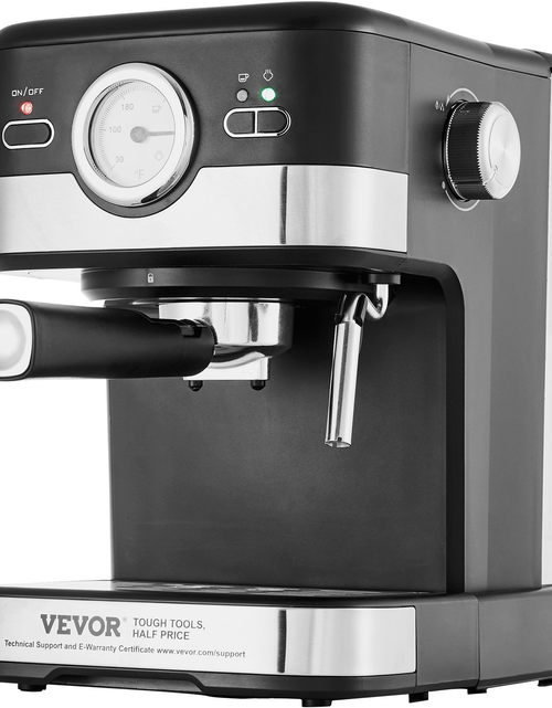 Load image into Gallery viewer, VEVOR Espresso Machine, 15 Bar Semi-Automatic Espresso Maker with Milk
