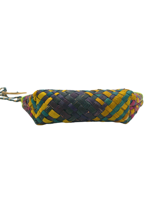 Load image into Gallery viewer, Colorful Handwoven Buri Coin Purse with Zipper - Eco-Friendly and Stylish
