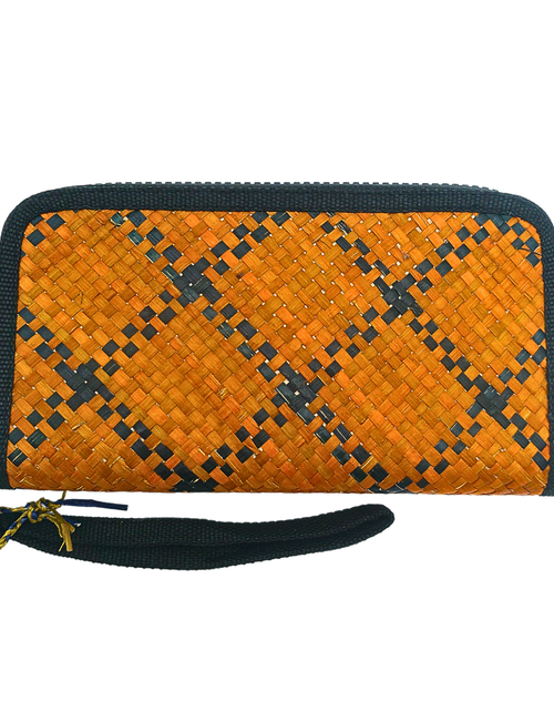 Load image into Gallery viewer, Handwoven Buri Wallet Purse | Eco-Friendly Straw Clutch
