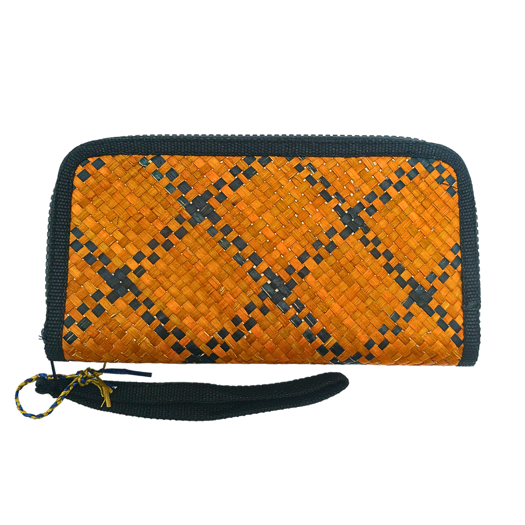 Handwoven Buri Wallet Purse | Eco-Friendly Straw Clutch