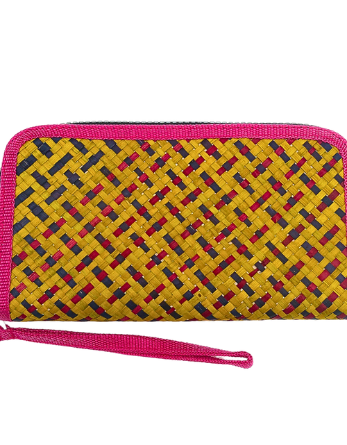 Load image into Gallery viewer, Handwoven Buri Wallet Purse | Eco-Friendly Straw Clutch
