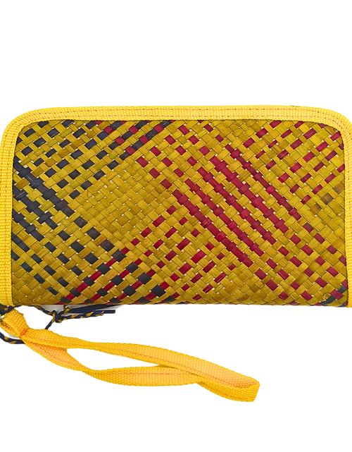 Load image into Gallery viewer, Handwoven Buri Wallet Purse | Eco-Friendly Straw Clutch
