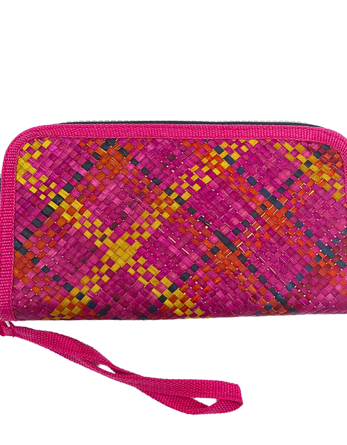 Load image into Gallery viewer, Handwoven Buri Wallet Purse | Eco-Friendly Straw Clutch
