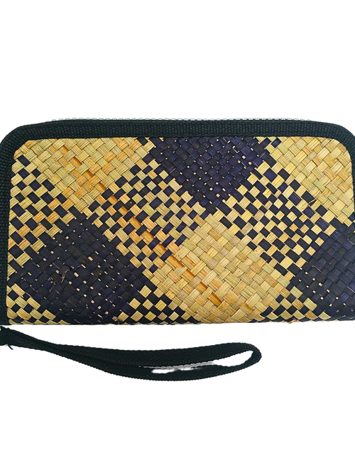 Load image into Gallery viewer, Handwoven Buri Wallet Purse | Eco-Friendly Straw Clutch
