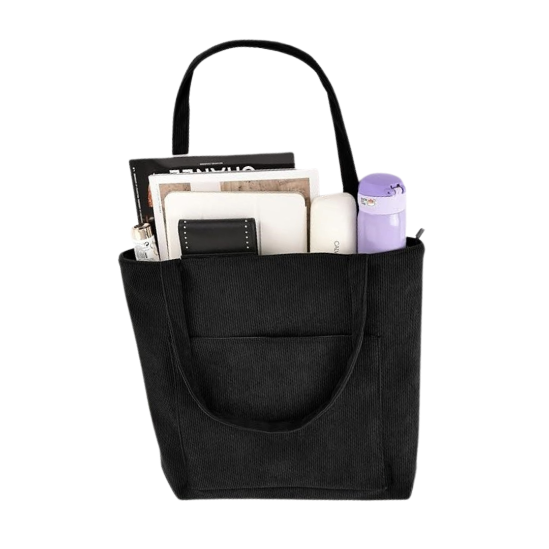 Stylish Corduroy Tote Bag - Perfect for Everyday Use