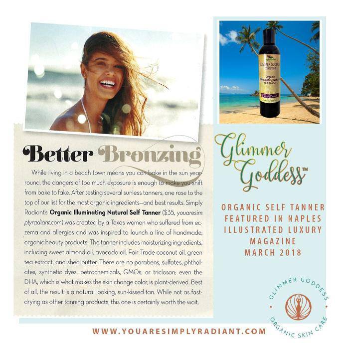 Glimmer Goddess Organic Illuminating Natural Self Tanner