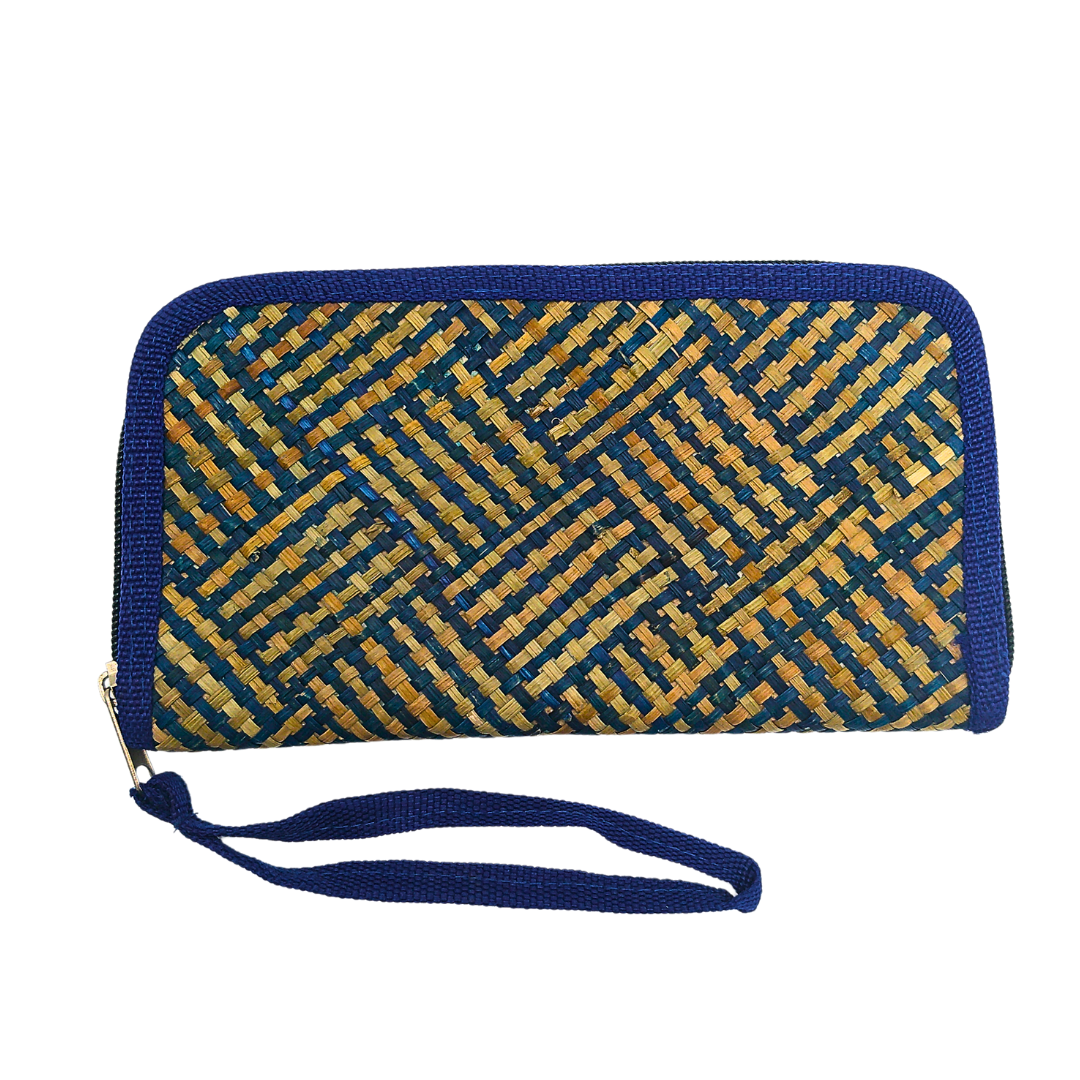 Handwoven Buri Wallet Purse | Eco-Friendly Straw Clutch