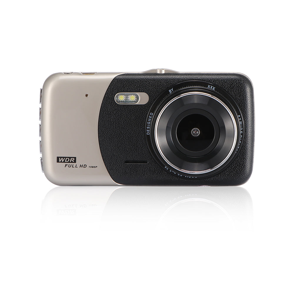 Dual Dash Cam with Full HD 1080P, 170° Wide Angle, Night Vision