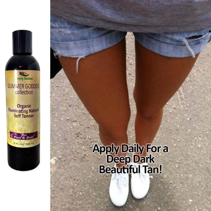 Glimmer Goddess Organic Illuminating Natural Self Tanner