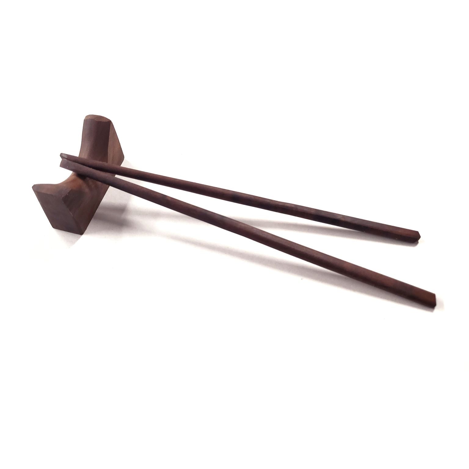 Handcrafted Wooden Chopsticks with Rest | Reusable & Eco-Friendly