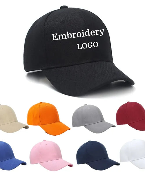 Load image into Gallery viewer, Custom Embroidery Baseball Caps Snapback Design Your Own Cap
