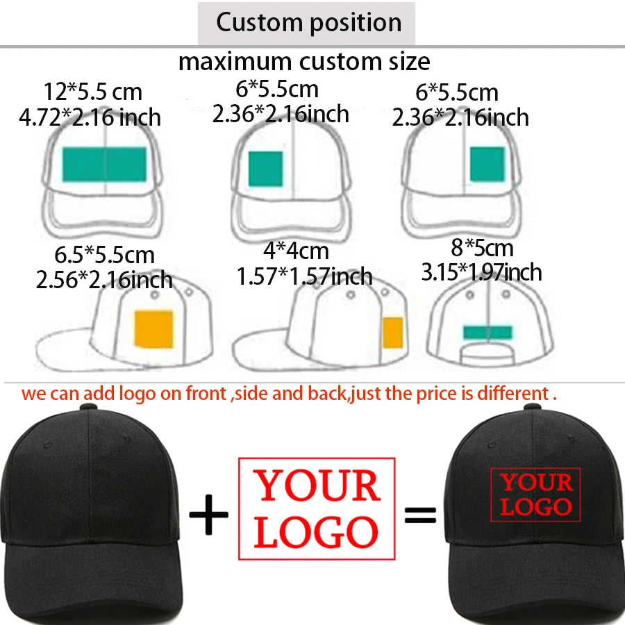 Custom Embroidery Baseball Caps Snapback Design Your Own Cap