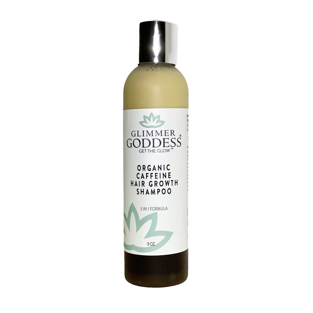 Glimmer Goddess Organic Caffeine Hair Growth Shampoo