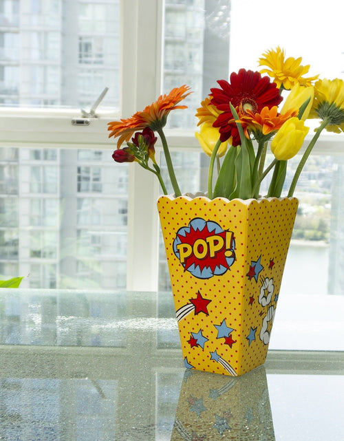 Load image into Gallery viewer, Pop Art Style Popcorn Box Vase
