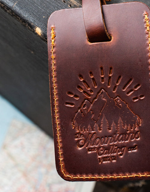 Load image into Gallery viewer, Premium Leather Luggage Tags | Durable Leather in Multiple Colors
