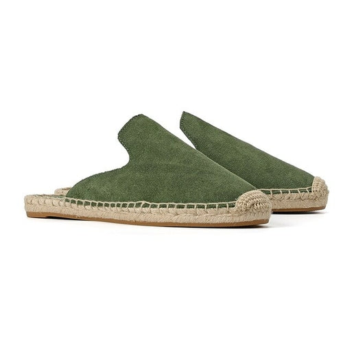 Load image into Gallery viewer, Suede Espadrille Slip-On Shoes - Comfortable and Stylish
