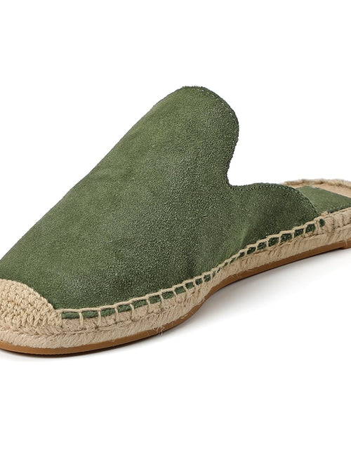 Load image into Gallery viewer, Suede Espadrille Slip-On Shoes - Comfortable and Stylish
