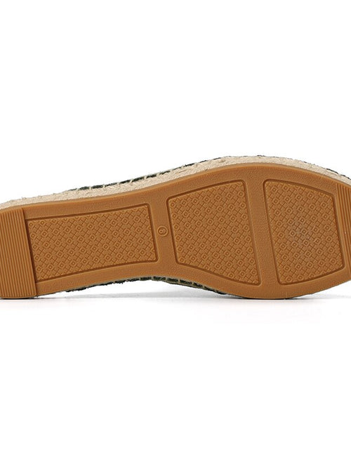 Load image into Gallery viewer, Suede Espadrille Slip-On Shoes - Comfortable and Stylish
