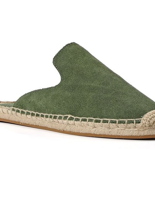 Load image into Gallery viewer, Suede Espadrille Slip-On Shoes - Comfortable and Stylish
