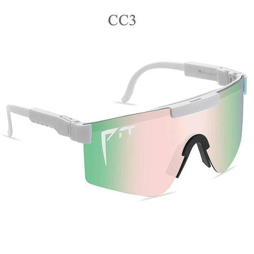 Futuristic Sports Shield Sunglasses for Men & Women - UV Protection