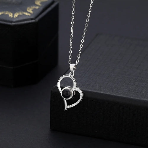 Load image into Gallery viewer, Customized Photo Projection Necklace Fashionable Women&#39;s Jewelry New
