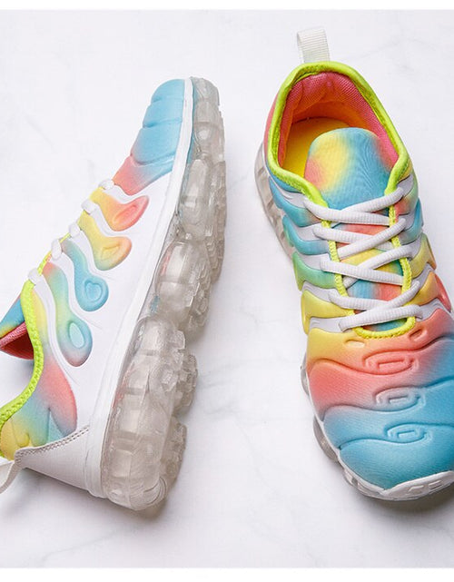 Load image into Gallery viewer, Women&#39;s Rainbow Gradient Air Cushion Sneakers - Lightweight
