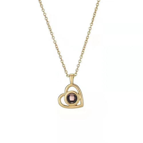 Load image into Gallery viewer, Customized Photo Projection Necklace Fashionable Women&#39;s Jewelry New
