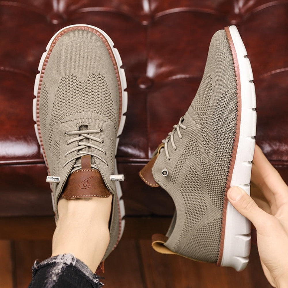 Men's Lightweight Knit Oxford Sneakers - Breathable