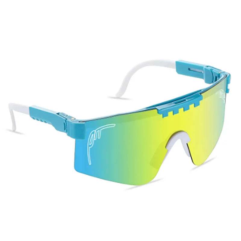 Futuristic Sports Shield Sunglasses for Men & Women - UV Protection