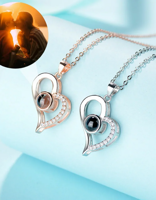 Load image into Gallery viewer, Customized Photo Projection Necklace Fashionable Women&#39;s Jewelry New
