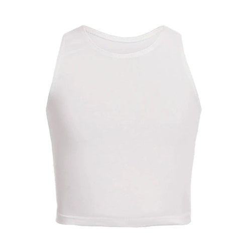 Short Sleeveless T-shirt Women Summer Show Belly Button Vest 3D Print