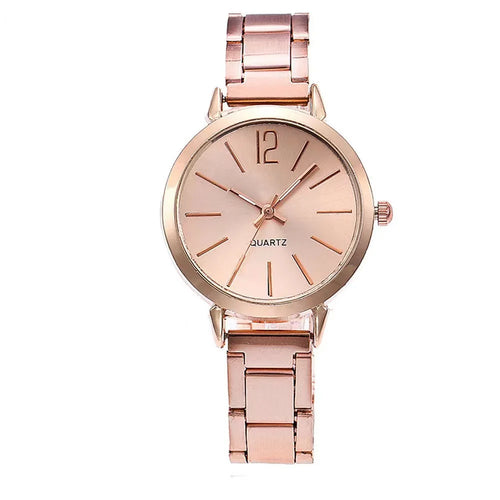 Load image into Gallery viewer, Elegant Women&#39;s Quartz Watch in Gold, Silver, Rose Gold &amp; Black
