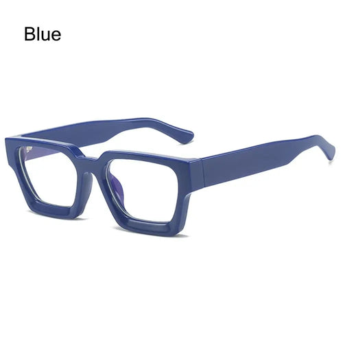 Oversized Square Fashion Glasses for Women - Clear Lens Eyewear