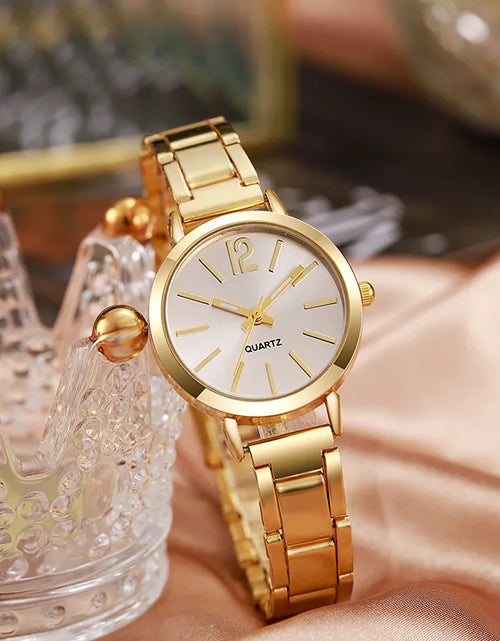 Load image into Gallery viewer, Elegant Women&#39;s Quartz Watch in Gold, Silver, Rose Gold &amp; Black
