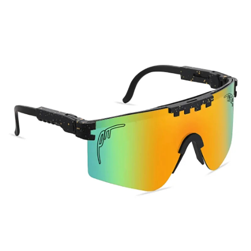 Futuristic Sports Shield Sunglasses for Men & Women - UV Protection