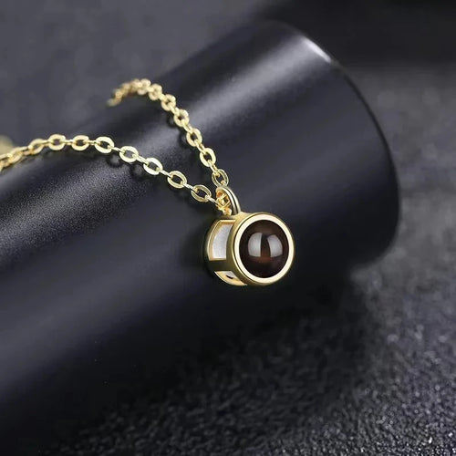 Load image into Gallery viewer, Customized Photo Projection Necklace Fashionable Women&#39;s Jewelry New
