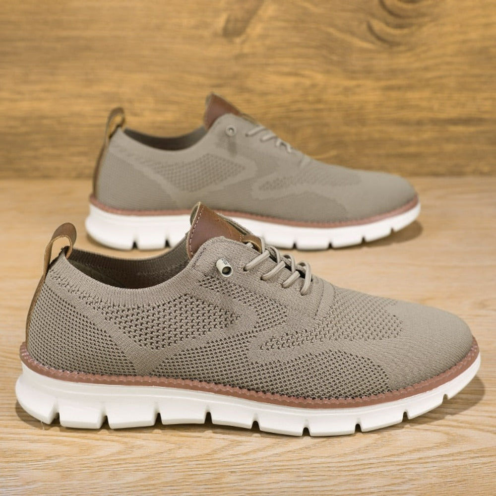 Men's Lightweight Knit Oxford Sneakers - Breathable