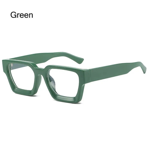 Oversized Square Fashion Glasses for Women - Clear Lens Eyewear