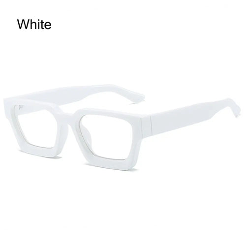 Oversized Square Fashion Glasses for Women - Clear Lens Eyewear