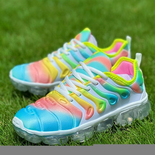 Load image into Gallery viewer, Women&#39;s Rainbow Gradient Air Cushion Sneakers - Lightweight
